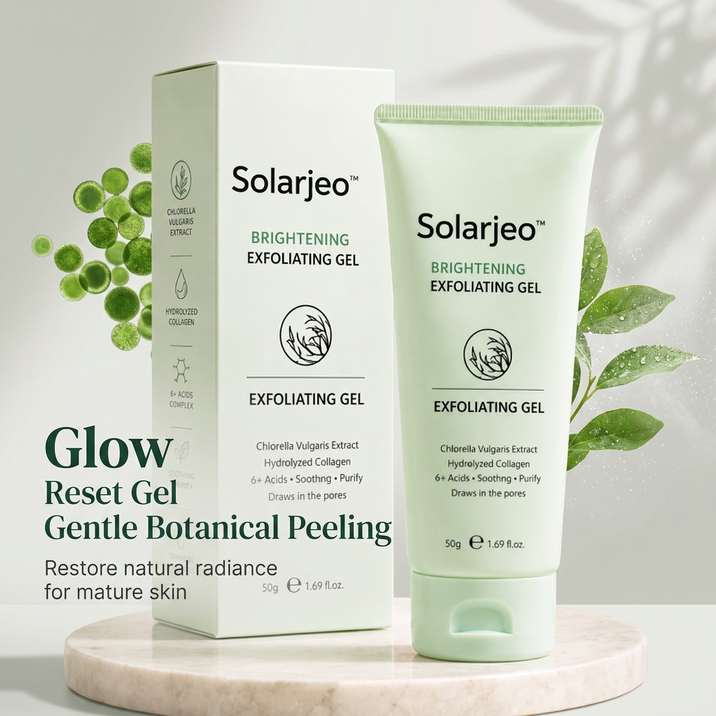 Solarjeo™ Face & Body Soft Peel Glow Reset Gel