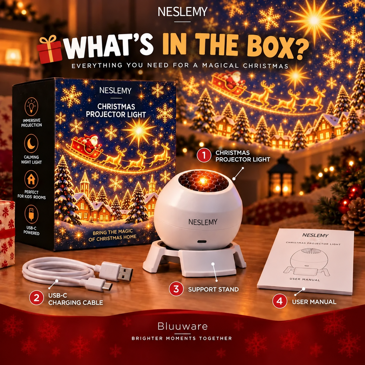 🎄 Magical Christmas Lights ✨ Light Up the Holiday Magic