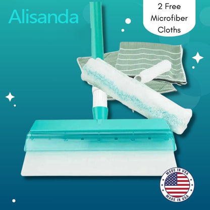 Alisanda⭐⭐⭐ Final 4 Hours: 67% OFF  Recyclable Silicone Window Squeegee Kit
