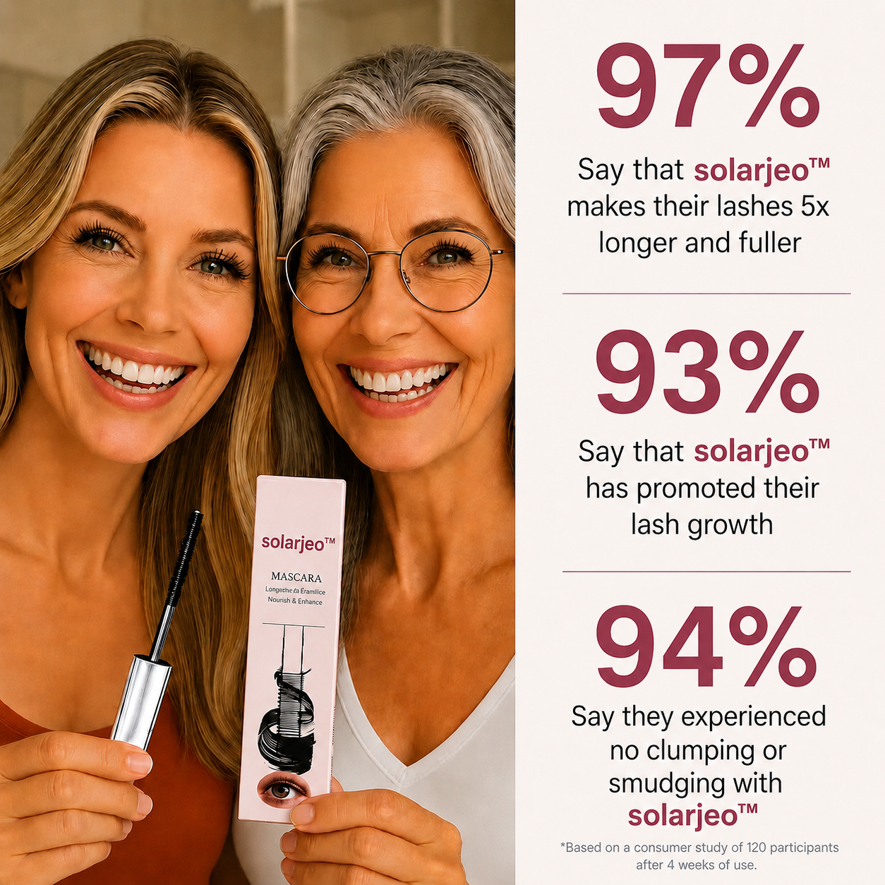 solarjeo® Waterproof Fibre Mascara💧  – Volume & Length without Clumping for Dramatic Moments