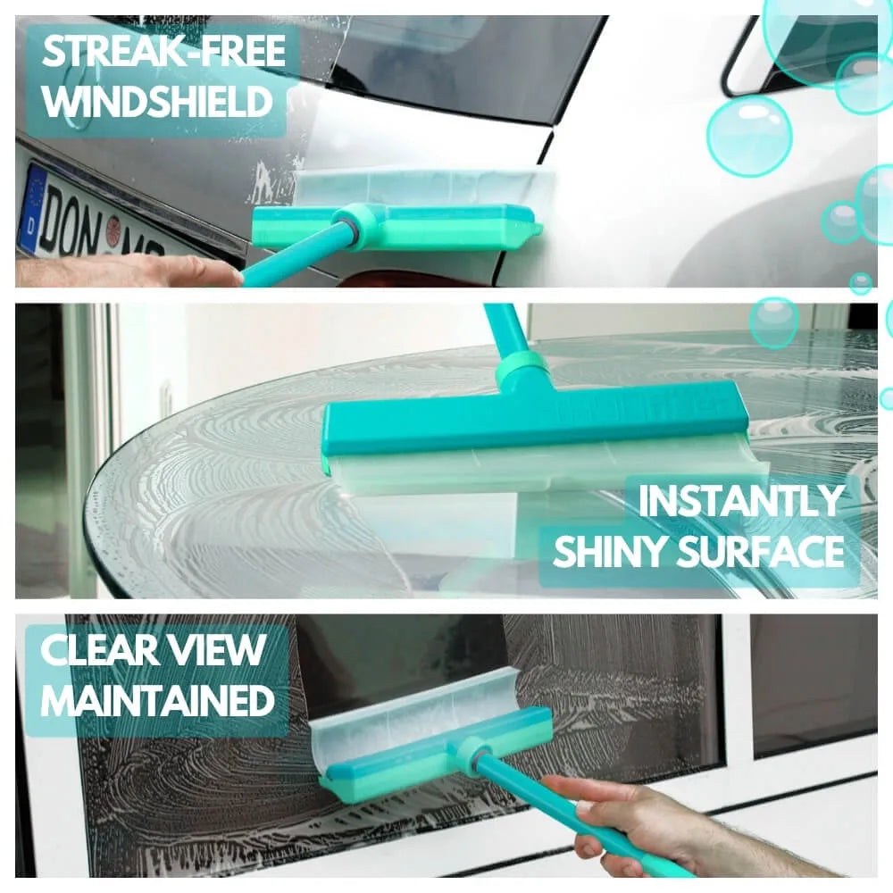 Alisanda⭐⭐⭐ Final 4 Hours: 67% OFF  Recyclable Silicone Window Squeegee Kit