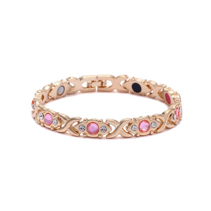 Diystar® Copper Bracelets for Women. Pure Copper Magnetic Bracelet with 3800 Gauss Effective Magnets