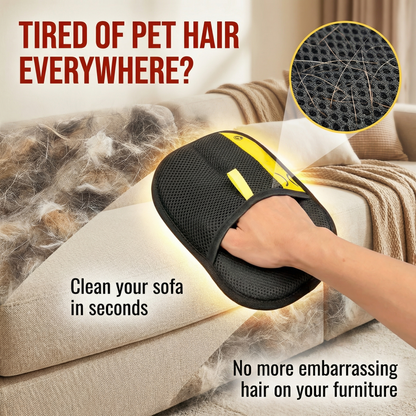 Buy 1 Get 1 Free🔥Pawzioo™ Electrostatic Pet Hair Removal Grooming Gloves