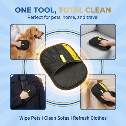 Buy 1 Get 1 Free🔥Pawzioo™ Electrostatic Pet Hair Removal Grooming Gloves