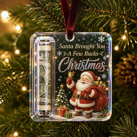 🎄 EARLY CHRISTMAS SALE — 50% OFF - Christmas Cash Gift Ornament - Make Cash Feel Like A Real Christmas Gift 💵